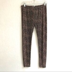 NWT OnlineLegging Store leopard print leggings XXXL